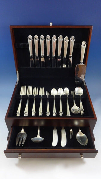 Woodlily by Frank Smith Sterling Silver Flatware Set For 8 Service 69 Pieces