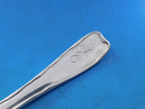 Lap Over Edge Acid Etched by Tiffany Sterling Regular Fork Flowers 7 1/4" #1