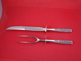 Contessina by Towle Sterling Silver Roast Carving Set 2pc Knife 14" fork 10 3/8"