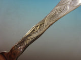 Lap Over Edge Acid Etched by Tiffany & Co. Sterling Silver Dinner Fork Iris 8"