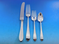 Gorham Plain Sterling Silver Flatware Set Service 155 pieces Fitted Box Dinner