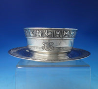 Gorham Sterling Silver Child's Set 2pc w/ Fairytale Animal Motif c.1910 (#5562)