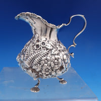 Repousse by James R. Armiger Sterling Silver Demitasse Tea Set 3pc (#8544)