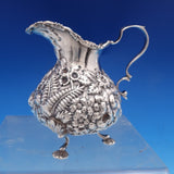 Repousse by James R. Armiger Sterling Silver Demitasse Tea Set 3pc (#8544)