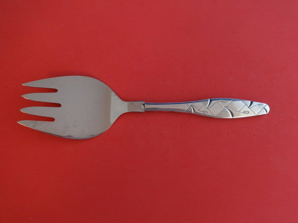 Diamant aka Diamond by A. Dragsted Sterling Silver Fish Serving Fork HHWS 8 1/4"