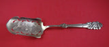 A. Halberstadt Danish Sterling Silver Strawberry Spoon Pierced BC c.1902 11 1/4"