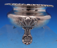 English Victorian Sterling Silver Salt Dip Master Set 2pc GW Interior (#8324)