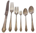 Chased Romantique by Alvin Sterling Silver Flatware Set Service 51 Pieces Dinner