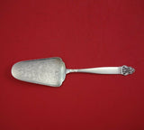 Vidar by Th. Marthinsen Silverplate Pastry Server Flat Handle Engraved 8 1/4"