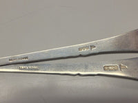 Walker and Hall English Sterling Silver Berry Spoon 4pc Set 8 3/4" in Fitted Box