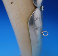 Sterling Silver Thermometer Holder 14" Tall x 4" 24.4 ozt. Circa 1890s (#7468)