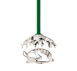 2023 Georg Jensen Christmas Holiday Ornament Mobile Sleeping Deer Silver - New