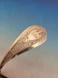 Florentine by Wendt Sterling Silver Punch Ladle Gold Washed with Pcd Lip 11 3/8"