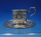 Du Barry by Durgin Sterling Silver Demitasse Cup with Saucer (No Liner) (#6776)
