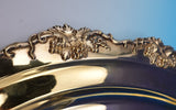 Garrard and Co English Estate Sterling Platter Vermeil w/Grapes 21 3/4" (#9017)