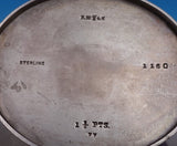 Eton by Wallace Sterling Silver Tea Pot Art Nouveau #1160 6" Monogram C (#8402)