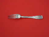 Lap Over Edge Acid Etched By Tiffany Sterling Regular Fork w/ cicada   7"