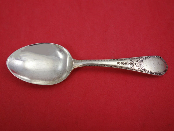 Early American Engraved by Lunt Sterling Silver Baby Spoon Original 4 1/4"