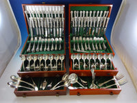 Chantilly by Gorham Sterling Silver Flatware Set 48 Service 258 Pcs Monumental