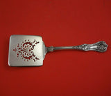 English King by Tiffany and Co Sterling Silver Waffle Server Pierced Floral 9"
