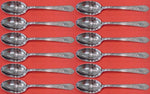 Mary II by Lunt Sterling Silver Teaspoon Set of 12 pcs 6"