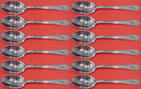 Mary II by Lunt Sterling Silver Teaspoon Set of 12 pcs 6"