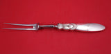 Cactus by Georg Jensen Sterling Silver Roast Carving Fork HH WS 10 1/2"