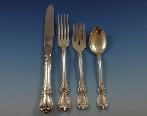 Old Master by Towle Sterling Silver Flatware Set For 8 Service 37 Pieces