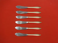 Rsvp by Towle Sterling Silver Trout Knife Set 6pc. Custom Made 7 1/2"