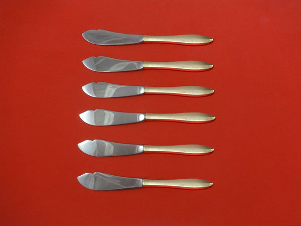 Rsvp by Towle Sterling Silver Trout Knife Set 6pc. Custom Made 7 1/2"