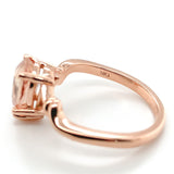 14k Rose Gold 1.37 Carat Genuine Natural Oregon Sunstone Ring 7.75 (#J7554)