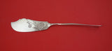 Antique Lily Engraved by Various Makers Sterling Master Butter FH turned 90° 7"