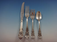 Sir Christopher by Wallace Sterling Silver Flatware Set For 12 Service 65 Pieces