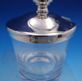 Albi by Christofle Silverplate Glass Sugar Bowl in Orig Box 4 1/4" x 3" (#7890)