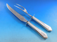 William and Mary by Lunt Sterling Silver Flatware Set 12 Service 114 pcs Dinner