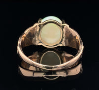 10k and 14k 1.98 Carat Australian Genuine Natural Opal Ring Size 7 (#J6573)