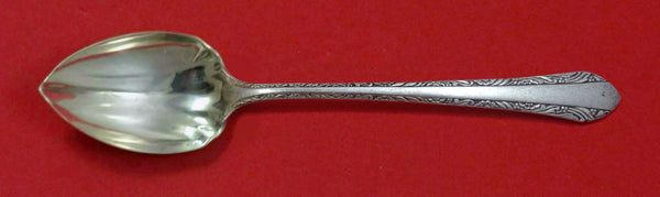 Chased Romantique by Alvin Sterling Silver Grapefruit Spoon Fluted Custom 5 3/4"