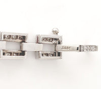 14k White Gold 2.20 Carat TW Genuine Natural Diamond Tennis Bracelet (#J7038)