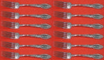 King Richard by Towle Sterling Silver Regular Forks 7 3/8" Set of 12