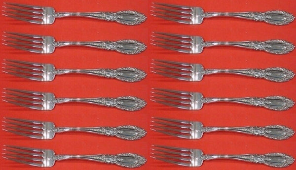 King Richard by Towle Sterling Silver Regular Forks 7 3/8" Set of 12