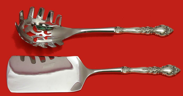 Belvedere by Lunt Sterling Silver Italian Pasta Server Set 2pc HHWS Custom