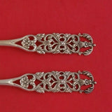 Colmenares Peruvian Sterling Silver Fish Serving Set 2pc Server 11" Fork 9 1/8"