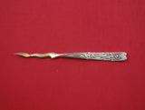 Vine by Tiffany Sterling Silver Nut Pick Gold-washed Iris Motif 5" TIFFANY BOOK