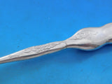 Lap Over Edge Acid Etched by Tiffany Sterling Silver Button Hook Flowers 8 1/4"