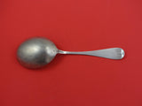 Number 8 By Knowles Sterling Silver Berry Spoon hammered & brite-cut GW 8 3/4"