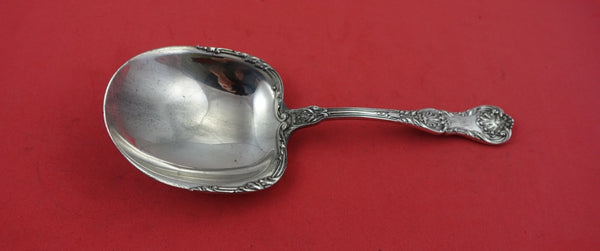 King George by Gorham Sterling Silver Berry Spoon w/ square wide bowl 7 5/8"