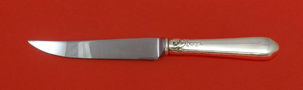 Nellie Custis by Lunt Sterling Silver Steak Knife Serrated HHWS Custom 8 1/2"