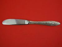 Bridal Lace by Lunt Sterling Silver Butter Spreader Hollow Handle 6 1/4" Vintage
