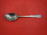 Stopt Tinn Askvoll Brug Norwegian Pewter Stuffing Spoon Cast Engraved 13 1/2"
