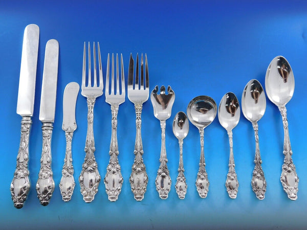 Virginiana by Gorham Sterling Silver Flatware Set for 12 Service 173 pcs Dinner